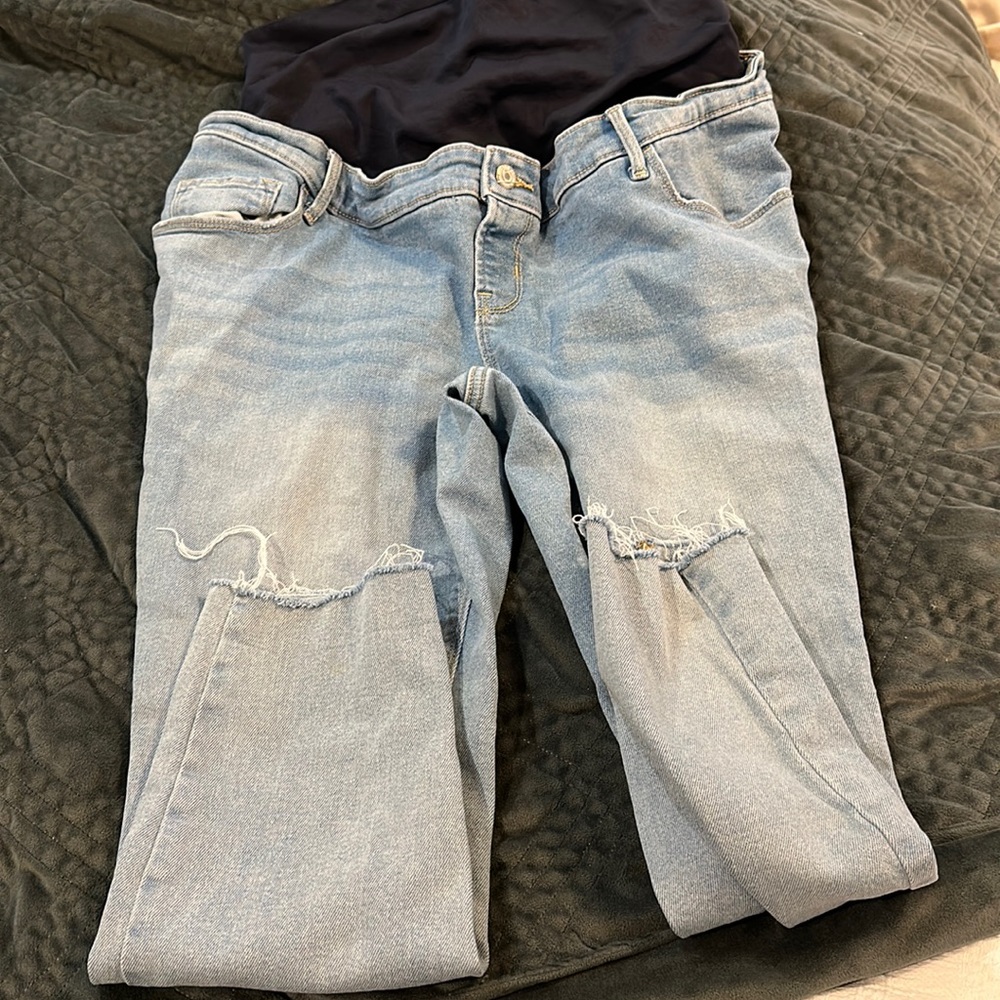Old navy rock star maternity jeans